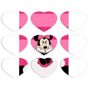 Магнитные фотопазлы Сердце 50 на 50 набор 9 штук 