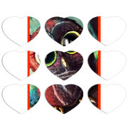 Магнитные фотопазлы Сердце 50 на 50 набор 9 штук 