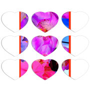 Магнитные фотопазлы Сердце 50 на 50 набор 9 штук 