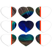Магнитные фотопазлы Сердце 50 на 50 набор 9 штук 