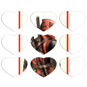 Магнитные фотопазлы Сердце 50 на 50 набор 9 штук 