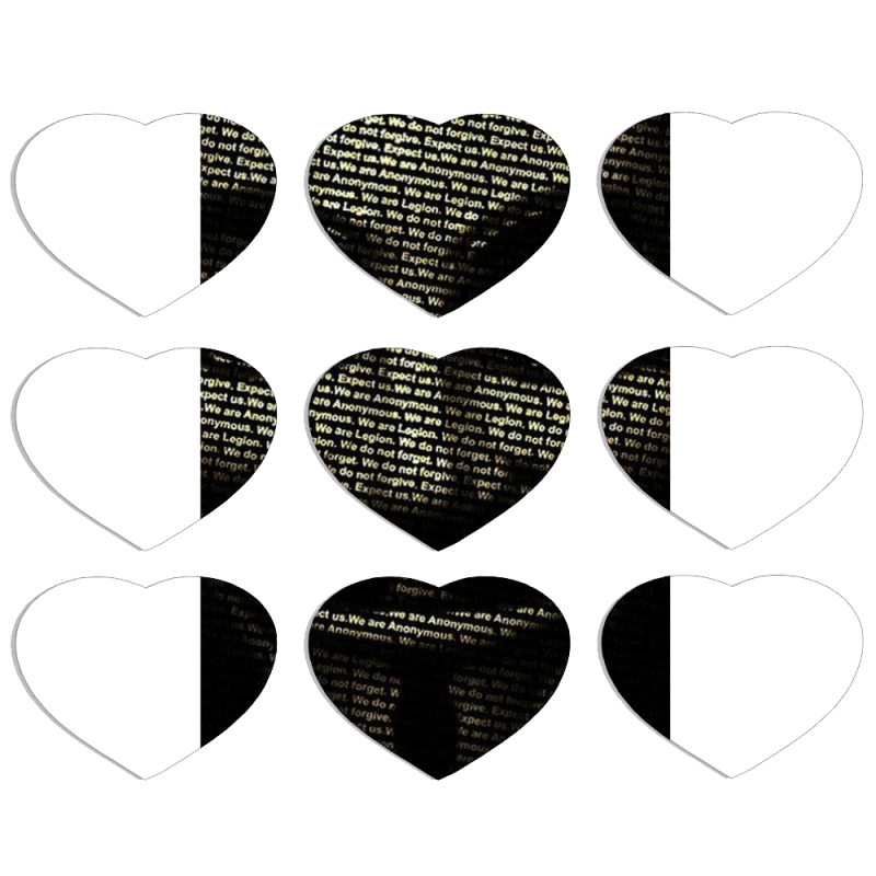 Магнитные фотопазлы Сердце 50 на 50 набор 9 штук 