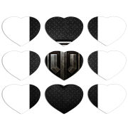 Магнитные фотопазлы Сердце 50 на 50 набор 9 штук 