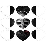 Магнитные фотопазлы Сердце 50 на 50 набор 9 штук 