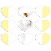 Магнитные фотопазлы Сердце 50 на 50 набор 9 штук 