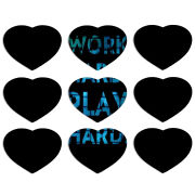 Магнитные фотопазлы Сердце 50 на 50 набор 9 штук 