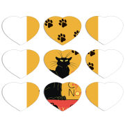 Магнитные фотопазлы Сердце 50 на 50 набор 9 штук Noir Cat