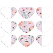 Магнитные фотопазлы Сердце 50 на 50 набор 9 штук 