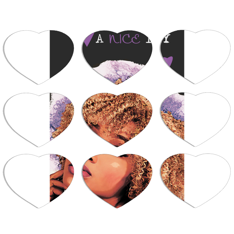 Магнитные фотопазлы Сердце 50 на 50 набор 9 штук Nice Day