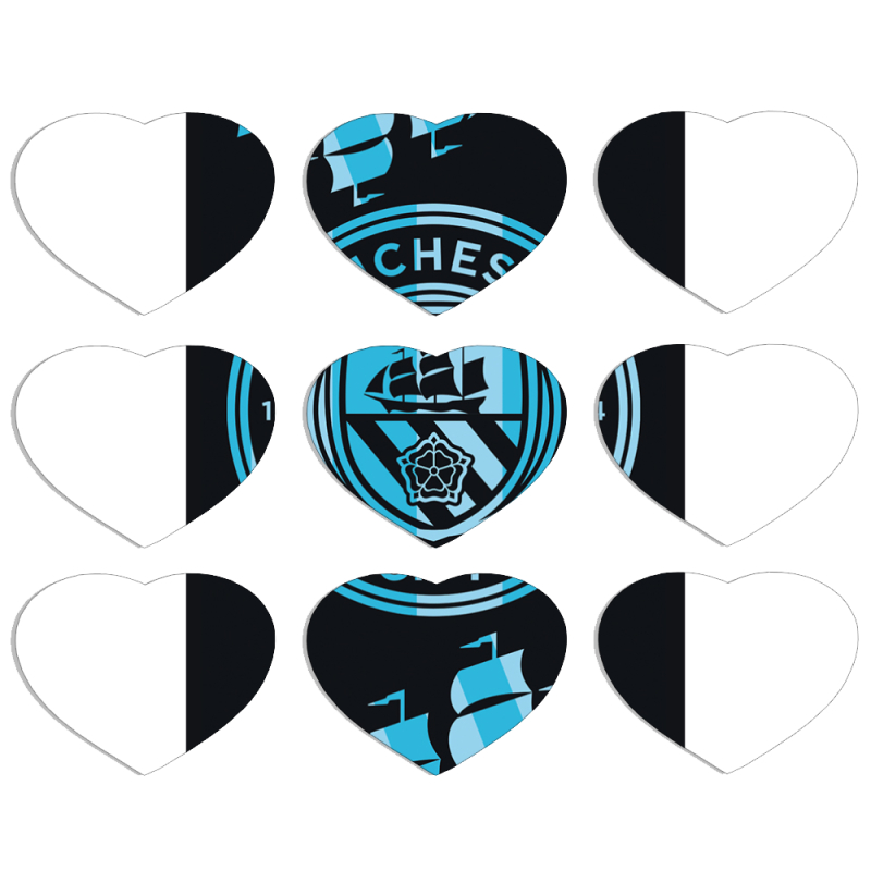 Магнитные фотопазлы Сердце 50 на 50 набор 9 штук FC M-City