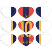 Магнитные фотопазлы Сердце 50 на 50 набор 9 штук Messi 10