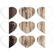 Магнитные фотопазлы Сердце 50 на 50 набор 9 штук 