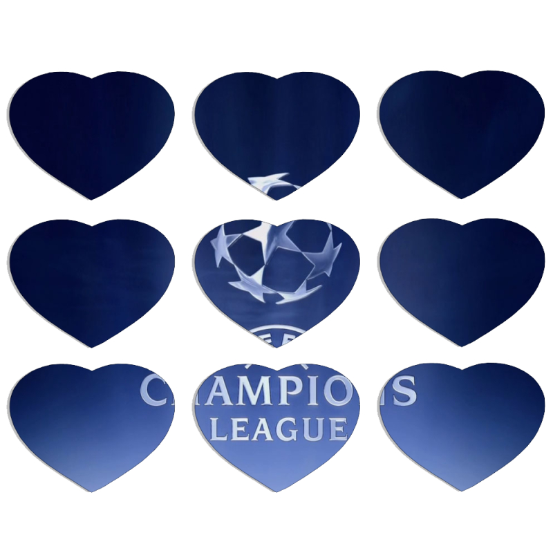 Магнитные фотопазлы Сердце 50 на 50 набор 9 штук 