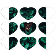 Магнитные фотопазлы Сердце 50 на 50 набор 9 штук 