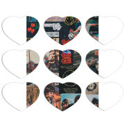 Магнитные фотопазлы Сердце 50 на 50 набор 9 штук 