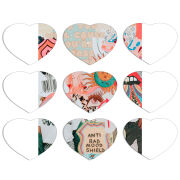 Магнитные фотопазлы Сердце 50 на 50 набор 9 штук 