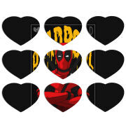 Магнитные фотопазлы Сердце 50 на 50 набор 9 штук 