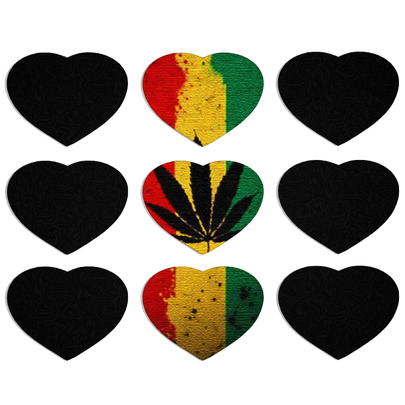 Магнитные фотопазлы Сердце 50 на 50 набор 9 штук 