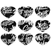 Магнитные фотопазлы Сердце 50 на 50 набор 9 штук Оптимист