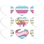 Магнитные фотопазлы Сердце 50 на 50 набор 9 штук Unicorn