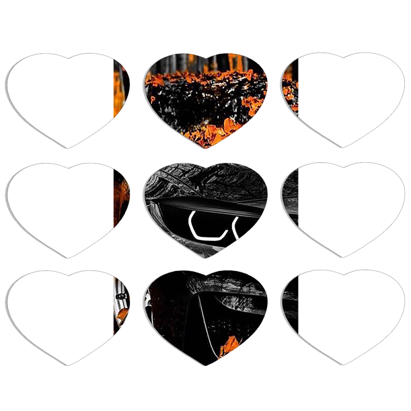 Магнитные фотопазлы Сердце 50 на 50 набор 9 штук BMW M3