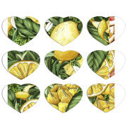 Магнитные фотопазлы Сердце 50 на 50 набор 9 штук Lemon Pattern