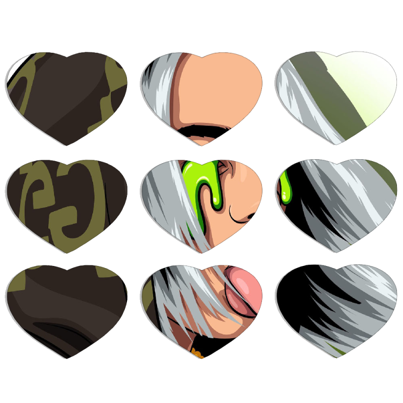 Магнитные фотопазлы Сердце 50 на 50 набор 9 штук Billie