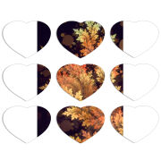 Магнитные фотопазлы Сердце 50 на 50 набор 9 штук 