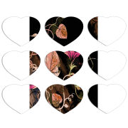 Магнитные фотопазлы Сердце 50 на 50 набор 9 штук 