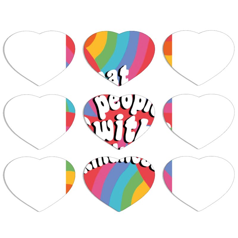 Магнитные фотопазлы Сердце 50 на 50 набор 9 штук Kindness