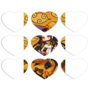 Магнитные фотопазлы Сердце 50 на 50 набор 9 штук Kamado Nezuko Halloween