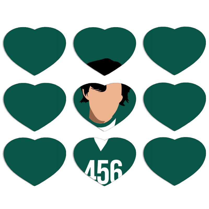 Магнитные фотопазлы Сердце 50 на 50 набор 9 штук siquid game 456