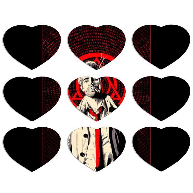 Магнитные фотопазлы Сердце 50 на 50 набор 9 штук Константин NBC