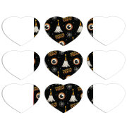 Магнитные фотопазлы Сердце 50 на 50 набор 9 штук Halloween Magic