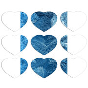 Магнитные фотопазлы Сердце 50 на 50 набор 9 штук 