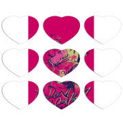 Магнитные фотопазлы Сердце 50 на 50 набор 9 штук 