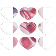 Магнитные фотопазлы Сердце 50 на 50 набор 9 штук 