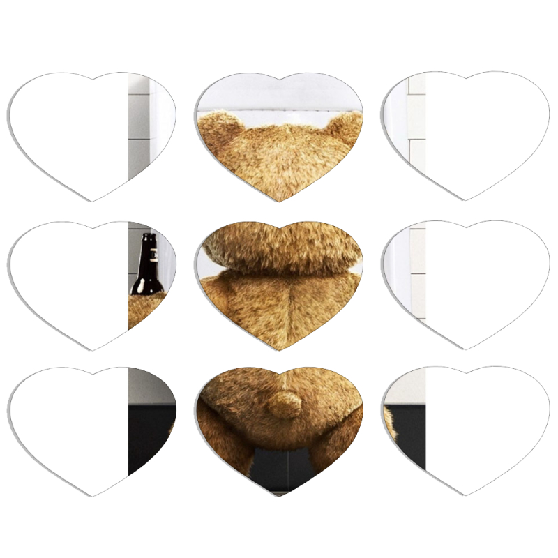 Магнитные фотопазлы Сердце 50 на 50 набор 9 штук 