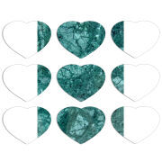 Магнитные фотопазлы Сердце 50 на 50 набор 9 штук 