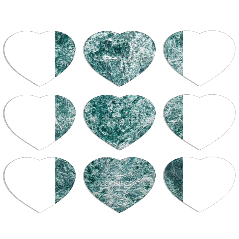 Магнитные фотопазлы Сердце 50 на 50 набор 9 штук 
