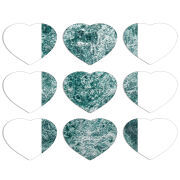 Магнитные фотопазлы Сердце 50 на 50 набор 9 штук 