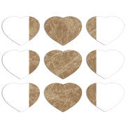 Магнитные фотопазлы Сердце 50 на 50 набор 9 штук 