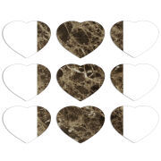 Магнитные фотопазлы Сердце 50 на 50 набор 9 штук 