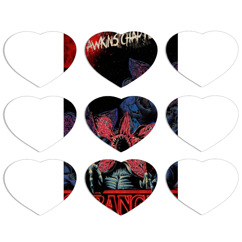 Магнитные фотопазлы Сердце 50 на 50 набор 9 штук 