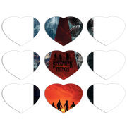 Магнитные фотопазлы Сердце 50 на 50 набор 9 штук Дивні дива