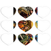 Магнитные фотопазлы Сердце 50 на 50 набор 9 штук 