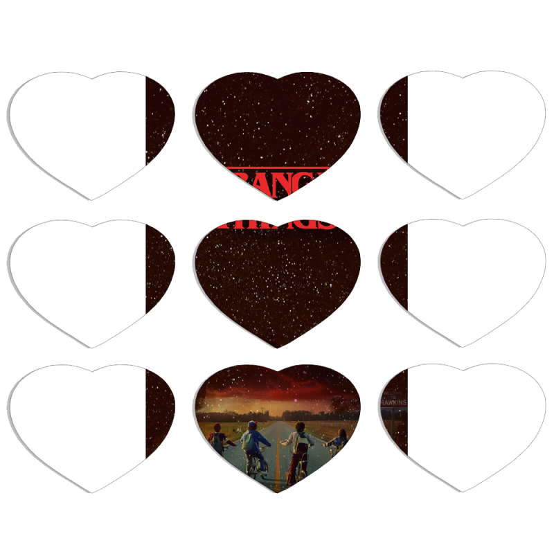 Магнитные фотопазлы Сердце 50 на 50 набор 9 штук 