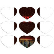 Магнитные фотопазлы Сердце 50 на 50 набор 9 штук 