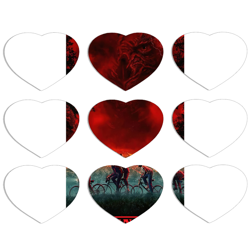 Магнитные фотопазлы Сердце 50 на 50 набор 9 штук 
