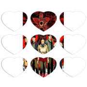 Магнитные фотопазлы Сердце 50 на 50 набор 9 штук 